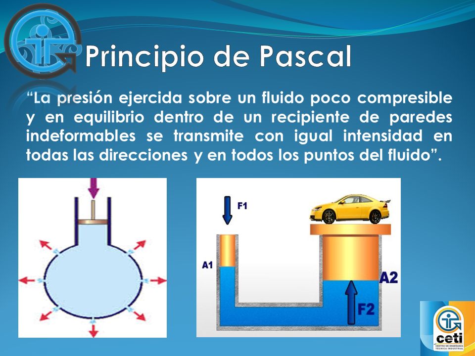 Presión en pascal Presión en pascal